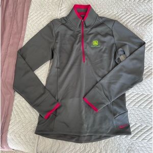 Women’s zip John Deere pullover